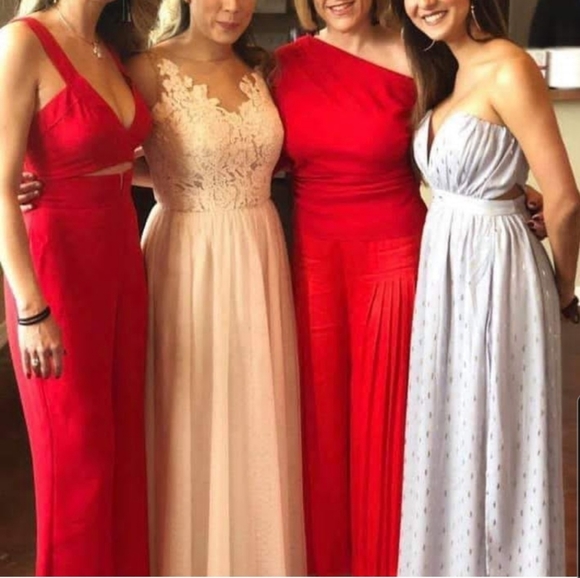 Cream wedding/bridesmaid dress - Picture 9 of 10